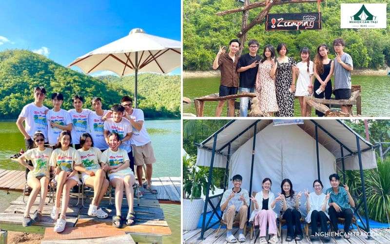 Review cắm trại Hồ Kênh Hạ Nha Trang xanh mát, dịch vụ đa dạng 16 Đến với khu cắm trại Hồ Kênh Hạ, du khách sẽ được thỏa thích check-in với vô vàn concept độc đáo