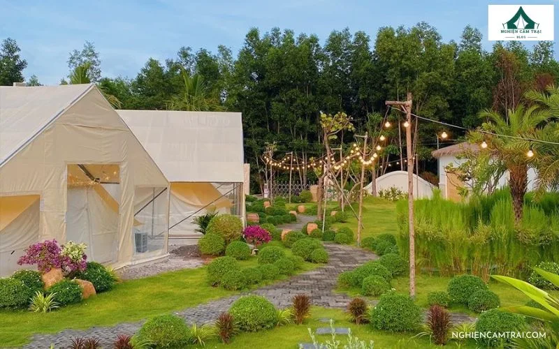 Top 10 khu Glamping Vũng Tàu view đẹp, hot nhất hiện nay 16 The Oasis Glamping Vũng Tàu không gian rộng rãi, lều sang trọng