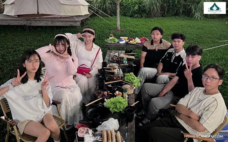 Review Hoà Bắc Ecolodge – Camping Space Art mới nhất 15 Thưởng thức đồ nướng