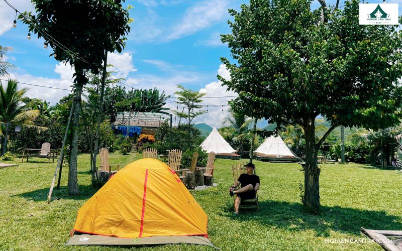 Review Hoà Bắc Ecolodge – Camping Space Art mới nhất 20 Lều đơn và đôi