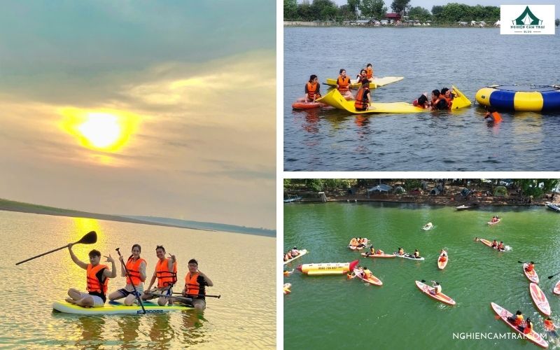 Review Mada Lakeview Camping: Cắm trại, ngắm hồ Trị An cực chill 17 Nhiều hoạt động thể thao dưới nước thật tuyệt