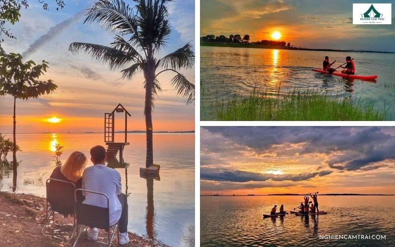 Review Mada Lakeview Camping: Cắm trại, ngắm hồ Trị An cực chill 19 Săn hoàng hôn/bình minh trên hồ Trị An cực lãng mạn