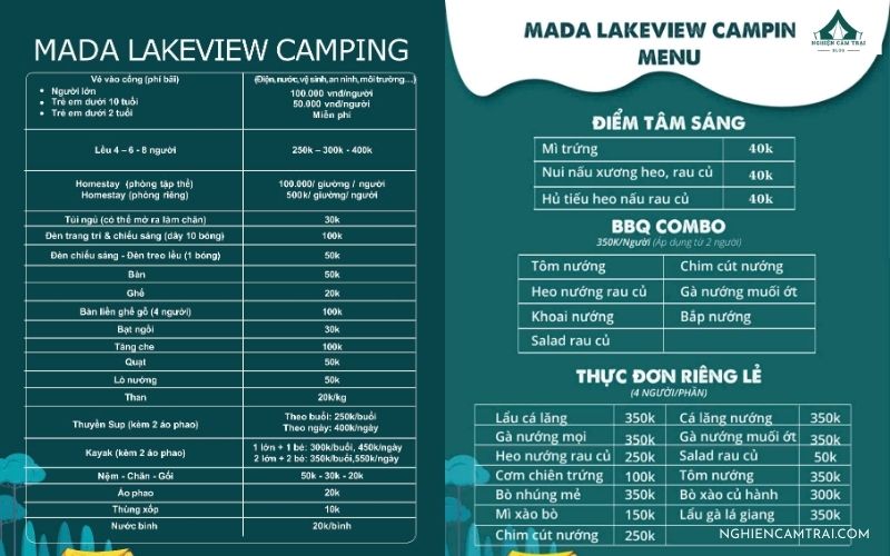Review Mada Lakeview Camping: Cắm trại, ngắm hồ Trị An cực chill 20 Vé vào cổng và dịch vụ thuê riêng tại Mada Lakeview Camping