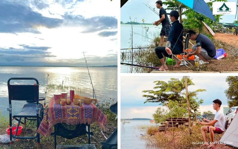 Review Mây Camping Trị An: Trải nghiệm cắm trại ven hồ cực chill 15 Câu cá thư giãn