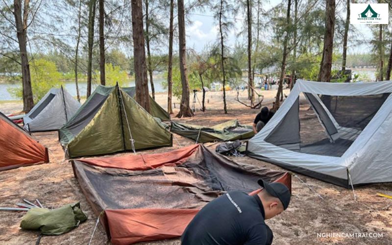 Cắm trại ở Vũng Tàu giúp bạn tận hưởng những khoảnh khắc đáng nhớ bên gia đình 