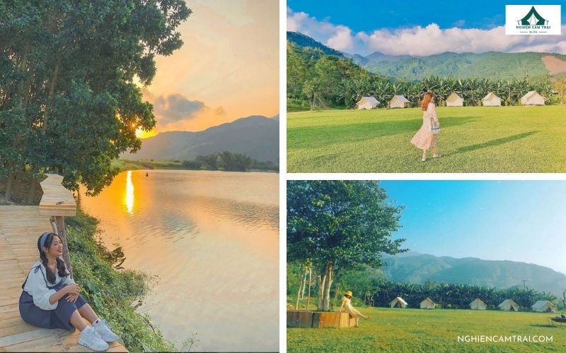 Yên Retreat Đà Nẵng: Điểm cắm trại yên bình bên bờ sông Cu Đê 17 Khung cảnh check-in cực chill, siêu lung linh tại Yên Retreat
