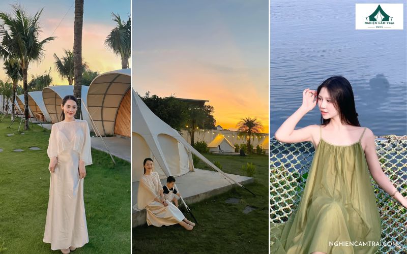 Review A New Day Glamping Tân Uyên Bình Dương đầy đủ tiện nghi 11 Check-in tại khu farm, ngắm hoàng hôn tại A New Day Glamping Bình Dương