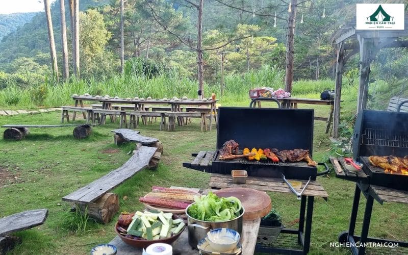 Review Ajisai Glamping – Khu Glamping yên bình tại Đà Lạt 11 Bữa ăn chất lượng, menu đa dạng