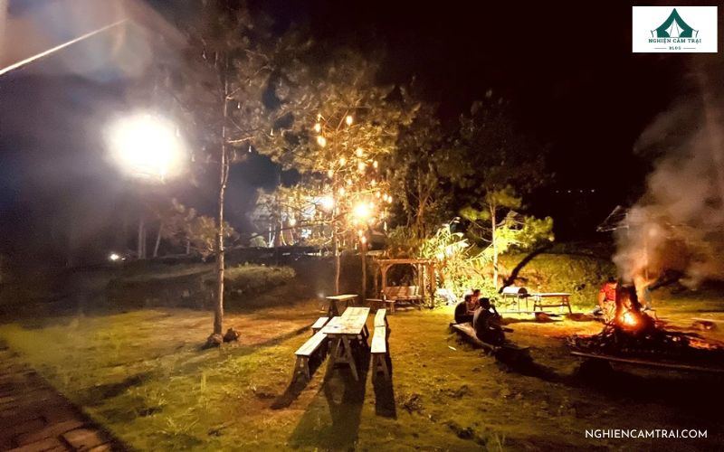 Review Ajisai Glamping – Khu Glamping yên bình tại Đà Lạt 13 Dịch vụ trải nghiệm đốt lửa trại ở Ajisai Glamping