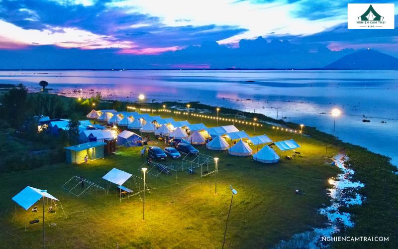 Tổng hợp chi phí cắm trại hồ Dầu Tiếng chi tiết từ A–Z 11 Chi phí cắm trại glamping hồ Dầu Tiếng
