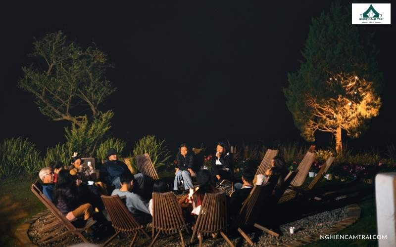 Trải nghiệm Cloud9 Glamping Đà Lạt – Chill giữa biển mây 20 Nướng thịt bên bếp lửa thơ mộng