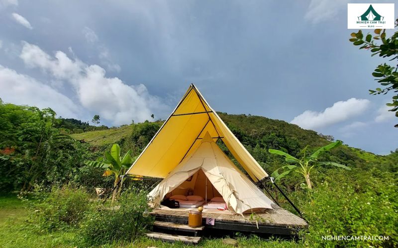 Review Danhar Glamping: Khu Glamping sang trọng bên suối Đạ Nhar 10 Lều hướng vườn ở Danhar Glamping