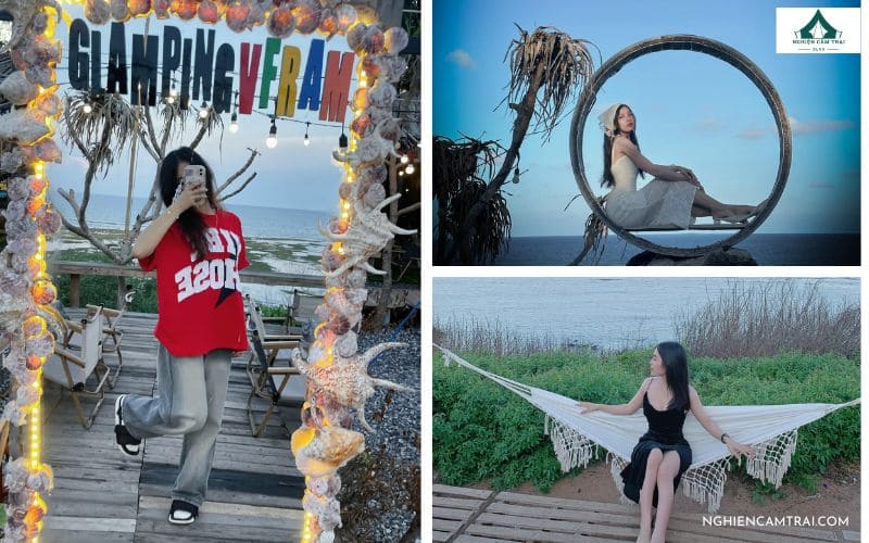 Glamping VFram: Điểm đến “trốn phố” chill ở đảo Phú Quý 16 Check-in “cháy máy” với khung cảnh tuyệt đẹp
