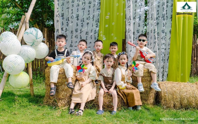 Hani Glamping Đà Nẵng – Khu cắm trại phong cách Mông Cổ siêu hot 18 Khu vui chơi cho trẻ em và trải nghiệm nông trại