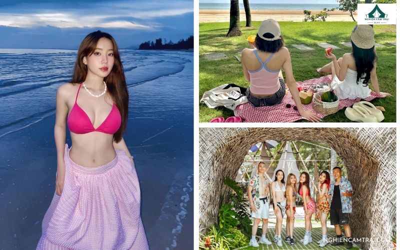 Hola Beach Bình Thuận: Khu glamping sang chảnh view biển cực đẹp 15 Góc check-in cực chill với tiểu cảnh biển và không gian xanh mát, tạo nên những bức ảnh sống ảo đầy ấn tượng tại Hola Beach.