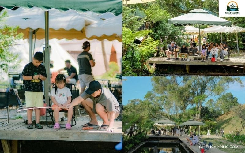 Thư giãn cùng hoạt động câu cá tại Kẻng