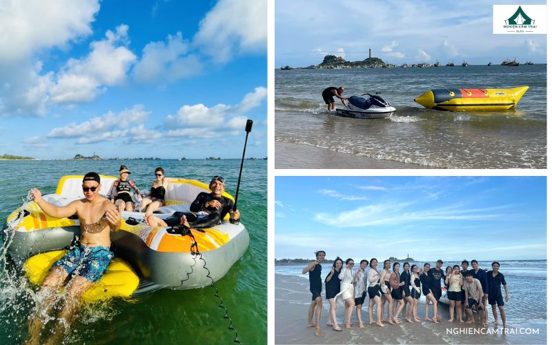 Lu Glamping Bình Thuận: Glamping Chill, View Biển Bao Đẹp 16 trò chơi teambuilding dưới nước tại Lu Glamping