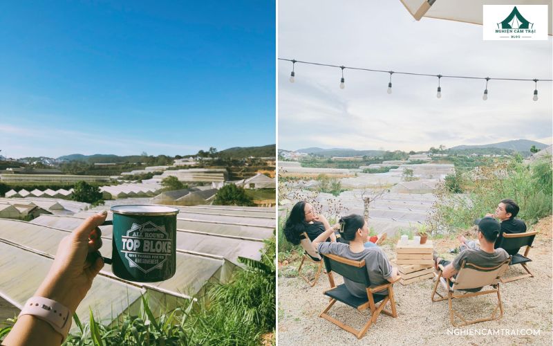 Review MaLá Coffee & Glamping – Lều xinh, view đồi, BBQ ngon 11 Thưởng thức cafe mỗi sáng tại MaLá Glamping