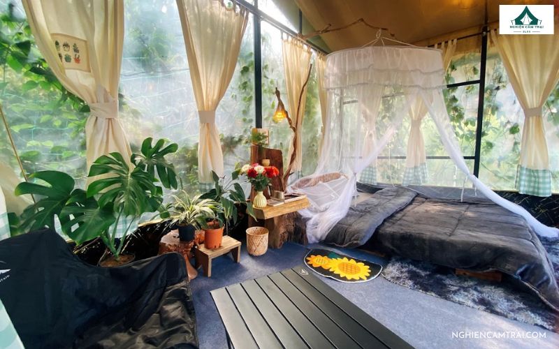Review Mây Glamping Đà Lạt - Tận hưởng săn mây cực chill tại lều 10 Phòng glamping tại Mây Glamping đà lạt