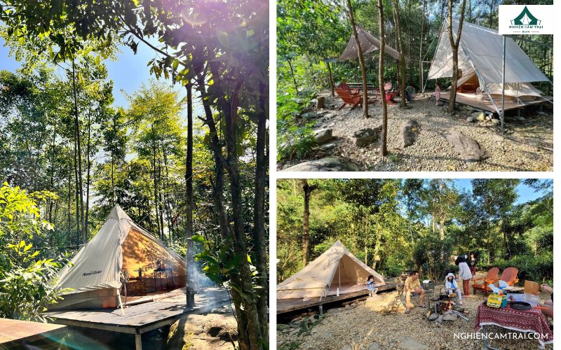 Trải nghiệm Mojen Retreat: Khu glamping đẹp nhất Thái Nguyên 7 Hình ảnh của Mojen Retreat với nhiều nét đẹp thu hút