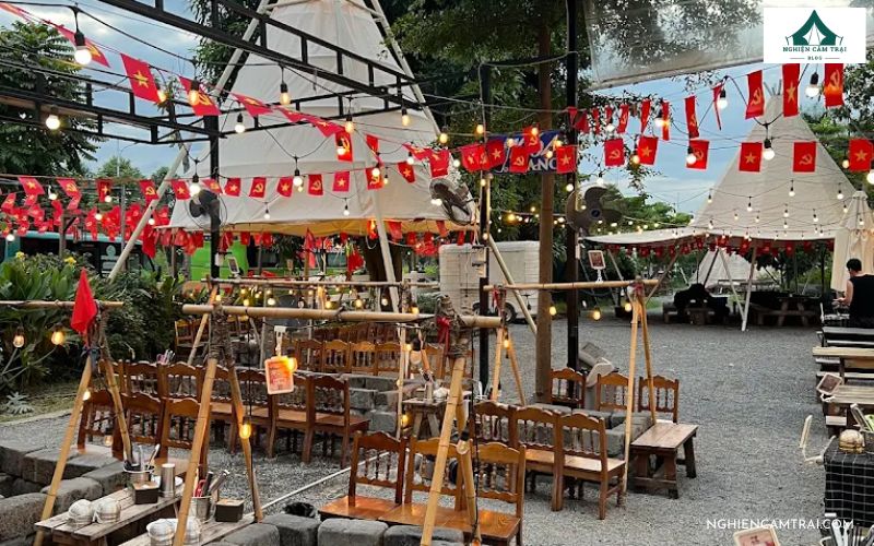 Top quán cafe cắm trại ở Hà Nội không nên bỏ lỡ vào cuối tuần 6 Vietgangz Glamping Club – Quán cafe cắm trại hot nhất