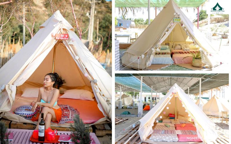 THE HAPPY RIDE GLAMPING: Điểm cắm trại, sống ảo chill ở Mũi Né 12 Trải nghiệm khu glamping sang chảnh, view đẹp