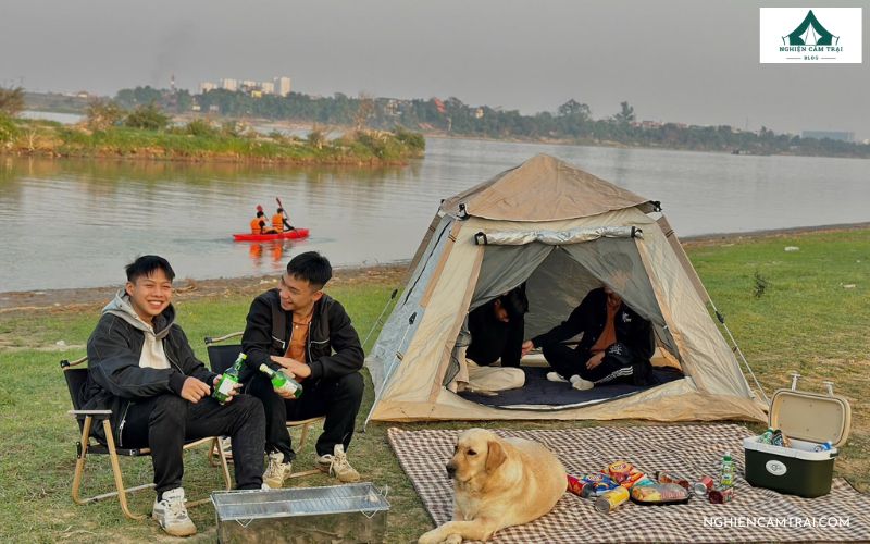 Top 4 địa chỉ cho thuê lều cắm trại Bãi đá Sông Hồng uy tín nhất 7 Nhà Lượn - Địa điểm cho thuê lều cắm trại chất lượng nhất