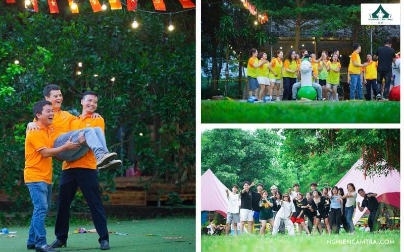 Tổ chức team building, dã ngoại nhóm