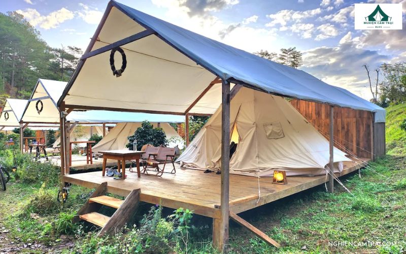 Lều glamping tại Twin Beans Farm