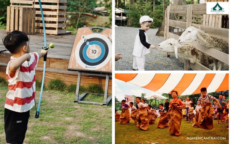 Review Vietgangz Glamping Club Hà Nội chi tiết từ A - Z 22 Khu vui chơi & vườn thú min dễ thương