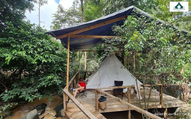 Trải nghiệm cắm trại hòa cùng thiên nhiên tại Yên Glamping