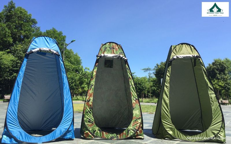Hướng dẫn dựng lều thay đồ