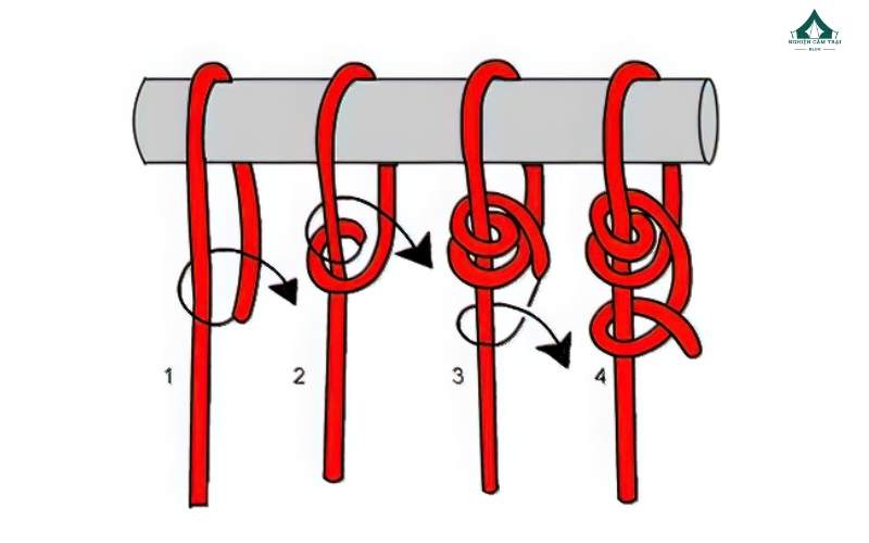 Hướng dẫn cách thắt nút dây chạy/khóa tự điều chỉnh