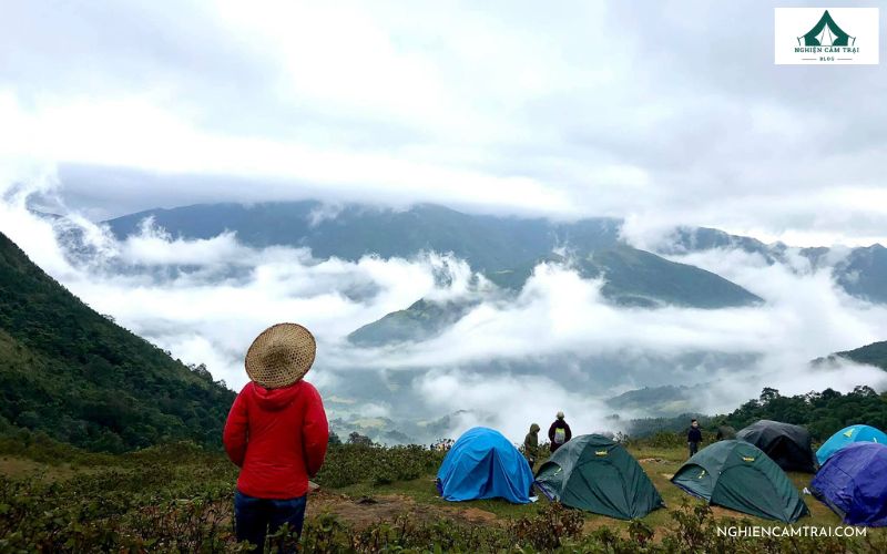 Thời điểm vàng để cắm trại ở Núi Cao Ly 