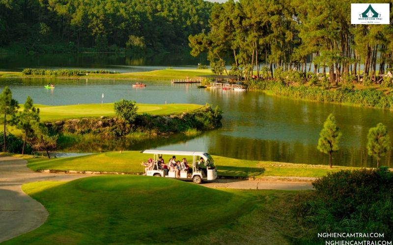 Khung cảnh bình minh và hoàng hôn tuyệt đẹp tại hồ Đồng Chương