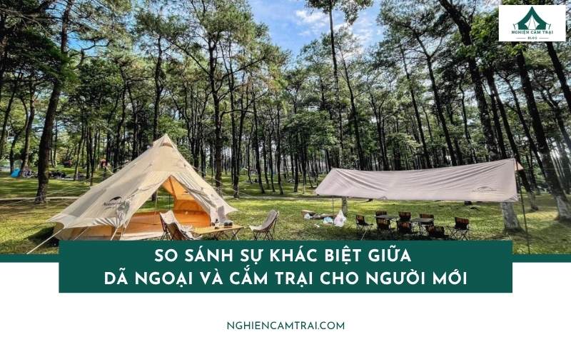 Tìm hiểu sự khác biệt giữa dã ngoại và cắm trại