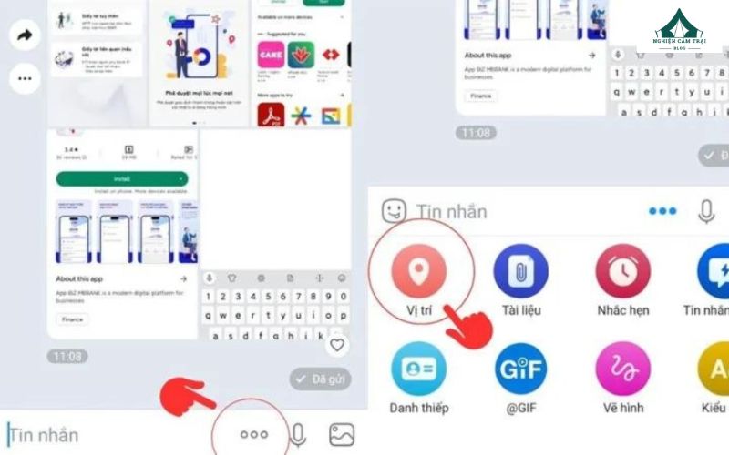 cách gửi định vị