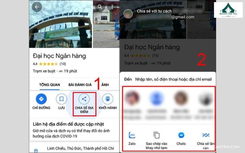 cách gửi định vị