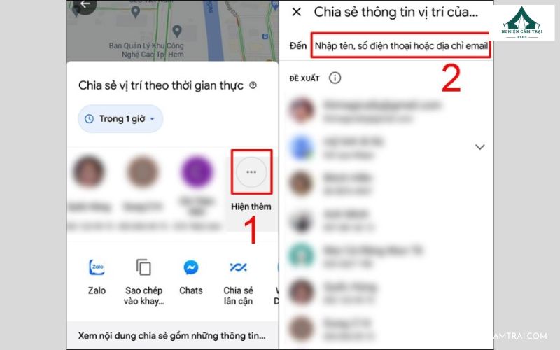 cách gửi định vị