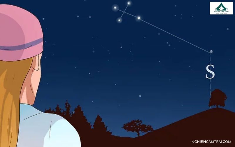 7 cách xác định hướng Đông Tây Nam Bắc chuẩn xác nhất 15 Xác định hướng Đông Tây Nam Bắc dựa vào Sao Hôm - Sao Mai