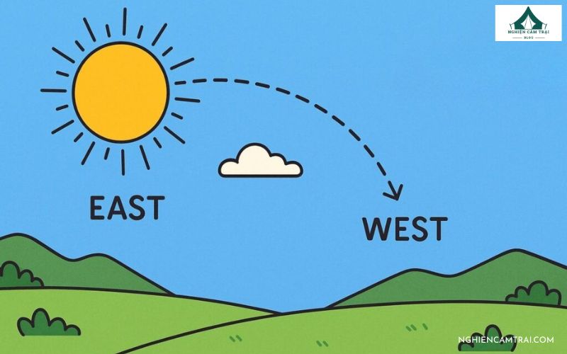 Cách xác định phương hướng bằng cách nhìn mặt trời