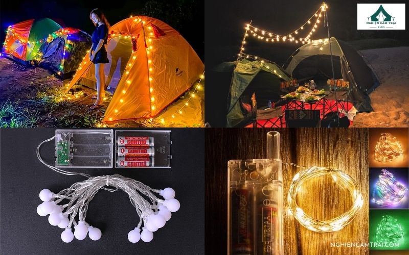 dây đèn LED cắm trại