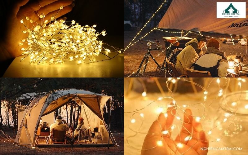 dây đèn LED cắm trại