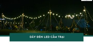 dây đèn LED cắm trại