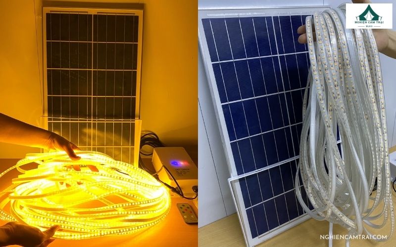 dây đèn LED cắm trại
