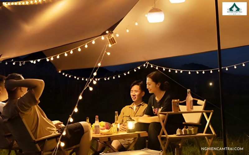 đèn treo lều cắm trại