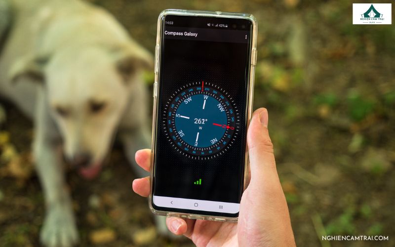 Xác định hướng Bắc bằng ứng dụng điện thoại