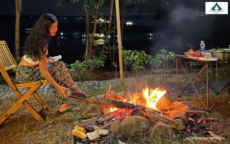 Lưu ý khi cắm trại ở Khói Glamping hồ Trị An