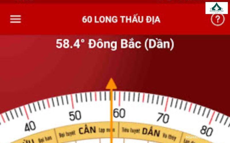 la bàn trên điện thoại
