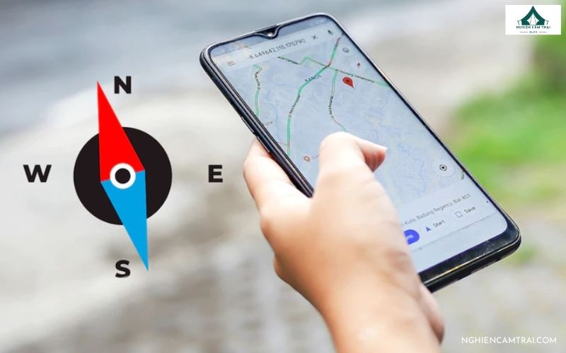 Dùng Google Maps xác định mặt trời mọc hướng nào
